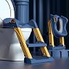 JXXL Potty Trainingsstoel met trapladder, potje training toilet voor kinderen jongens meisjes peuters comfortabele…