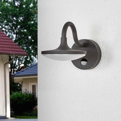 Lucande Applique Da Esterni Led Finny, Sensore Movimento - 4