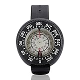 Reloj de brújula: reloj de buceo impermeable del hemisferio norte con visión nocturna, pulsera de buceo con brújula para exteriores