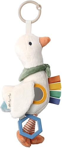 Itzy Ritzy Bitzy Traveler - Juguete para Asiento de Coche y Cochecito para Bebés  Juguete Sensorial de Desarrollo con Sonidos de Arruga y Sonajero y