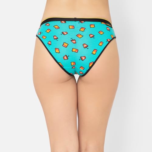 Image of Bummer Women's Printed Micro Modal Bikinis Panties | Soft & Breathable Underwear |Combo Pack of 2