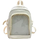 【Crea il look unico fai te】 Personalizza il zaino con gli inserti per spille inclusi. Esprimi il stile e rendi il zaino unico e personale. Ideale per gli amanti della moda giapponese Kogyaru, Y2K e Harajuku.