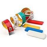 ✔ Cinta métrica Suave: La cinta métrica está hecha de cuero PU de alta calidad, con dos escalas en cm y pulgadas, escala de alta precisión, resistente al desgaste e impermeable, ensanchada y engrosada, duradera