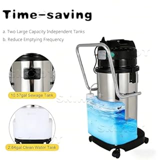 Portable Carpet Sofa Extractor Cleaner Machine,3 in 1 Wet Dry Vacuum Handheld Spot Cleaner for Carpet Sofa Curtain Fabric,Powerful Deep Washing Cleaning Machine for Household Commercial 20L