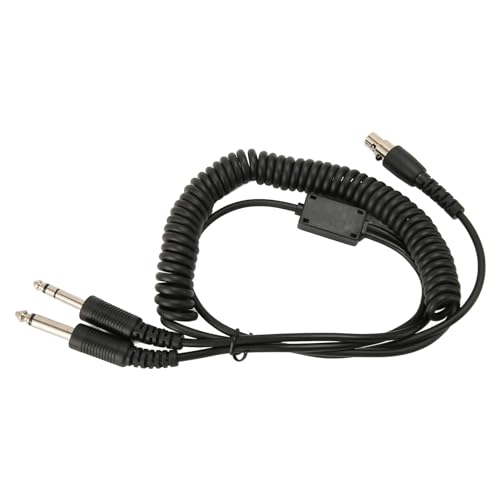 Adaptador de Auriculares de Aviación Fydun XLR 5 Pin a Plug Dual GA miniatura 4