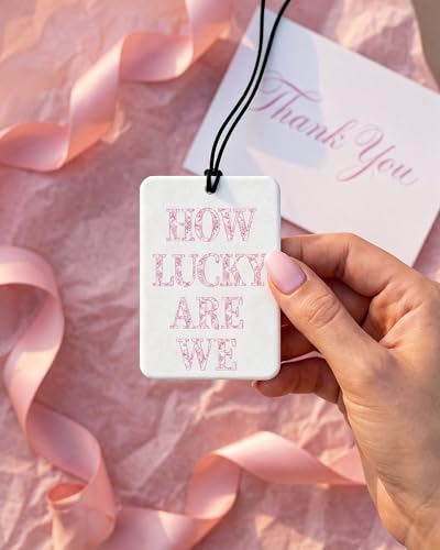 Image of Car Air Freshener Cute Pink Lace Bow Coquette Girly 5pcs Automotive Accessories Car Interior Hanging Scents Mirror Decor for Women Teen Girls