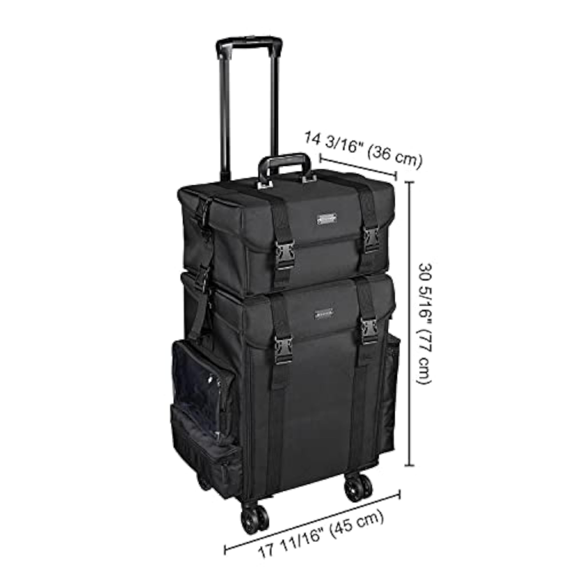 Makeup Artist Rolling Trolley Cosmetic Case, Travel Bag