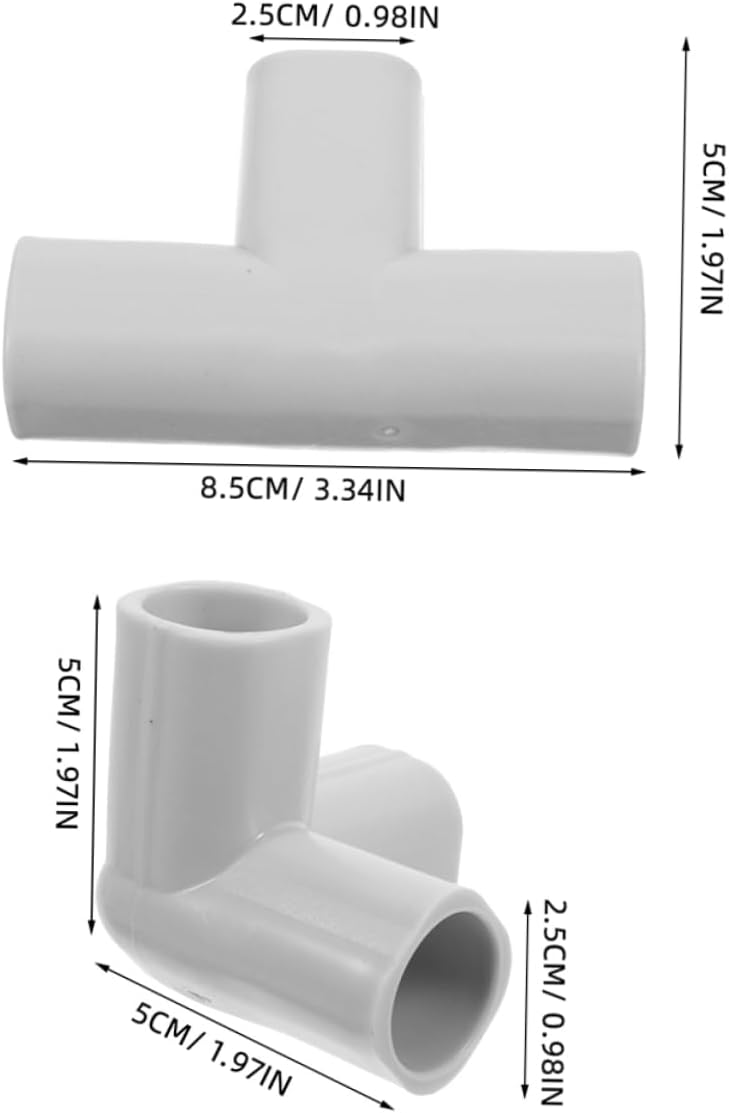 12pcs Playpen Connector for Indoor Safety Fences Durable Pe Pipe Fittings for Playpens Multipurpose Replacement Accessories for Home Garden Use