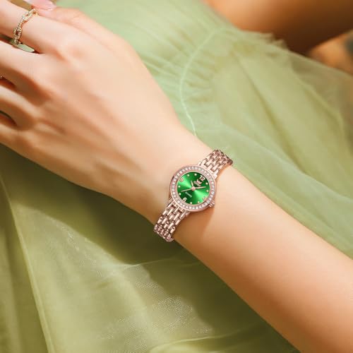 Image of OPK Wacthes for Women Bracelet Dress Easy to Read Stainless Steel Ladies Watches for Female Small Watch Waterproof Luminous Date