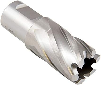 MaxTool 1-1/2"x1" Annular Cutters 38mmx25mm Magnetic Core Drills Slug Cutter HSS M2 High Speed Steel 1" Deep Weldon Shank; ANW02W1R132