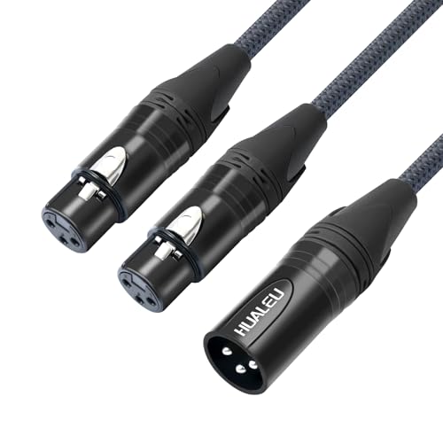 Adaptateur XLR répartiteur Y symétrique 3 broches connecteurs haute fidélité