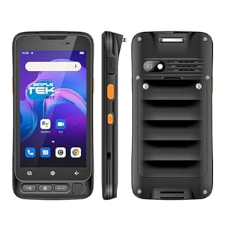 SIMPLETEK - PDA Industriale Rugged (IP67) con Scanner Barcode 1D/2D/QR, 4GB RAM / 64GB ROM - Android 12, Batteria 4000mAh e Tasti Funzione