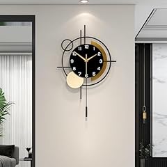 YIJIDECOR Wall Clock for Living Room Decor Decorative Wall Clock with Pendulum Silent Quartz YIJIDECOR Wall Clock for Living Room Decor Decorative Wall Clock with Pendulum Silent Quartz review