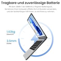 jumper 15,6 Zoll Laptop 12GB RAM 256GB SSD für Unternehmen und Studenten – Ansicht 7