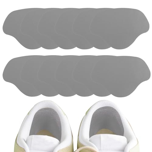 Image of Shoe Heel Repair Patches, Quick Self-Adhesive Inside Sneaker Hole Patches for Sport Work Walking Hiking Tennis Shoes Sneaker Mesh (12 Pcs 丨 Light Grey)