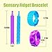 Ederumi Fidget Sensory Toys for Autism,12PCS Sensory Items Autism Bracelet for Kids Audlts,Fidget Bracelet Anxiety Relief Items Classroom Must Haves Party Favors