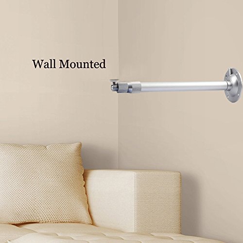 Erisan Wall Mount & Ceiling Mount Bracket Stand, Adjustable Height Tilt/Swivel Mounting Device For Mini Projector, Cctv Dvr Camera, Home Surveillance System - Pcmm6 #TOP6