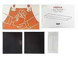 IIIOIIIA Strong Powerful Magnets Match Stove Top Shelf, with Double-Sided Adhesive for Spice Rack, P