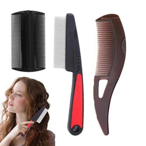 Exfoliante para el cuero cabelludo – Peine de dientes finos, peine de barrido ergonómico portátil | Scrubber Ergonomic Pice Eliminador de Pomba Portablep Brush Wedding Remover Pice ergonómico