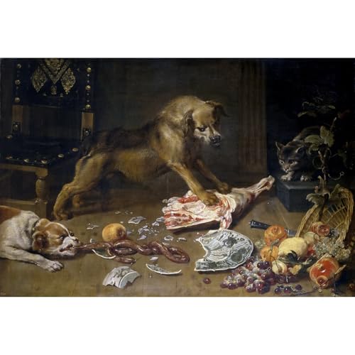 Impression sur toile Pantry (jusqu'à 1636) Madrid Prado de 101,6 x 127 cm prêt à être encadré