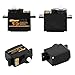 DSPOWER 2PCS 5G Mini Digital Servo, Plastic Gear Micro RC Servos Motor Kit for 1/28 RC Car Model Boat Fixed-Wing Helicopter Airplane Robot Toy (2PCS)