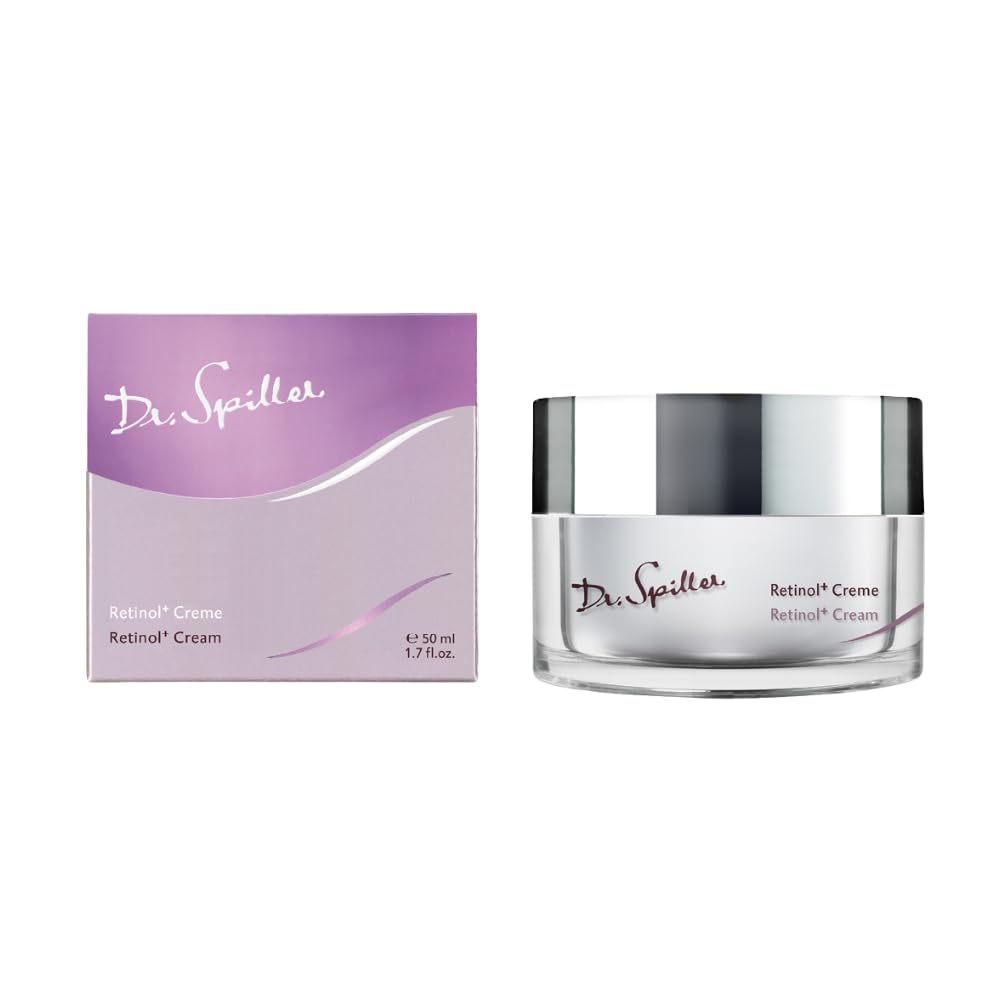 Dr. Spiller Retinol+ Creme | 24h Pflege mit Retinol-Komplex, Niacinamid & Hyaluron | für reife, normale bis trockene Haut | 50 ml | 24h Pflege, Retinol-Komplex, Niacinamid & Hyaluron, für reife Haut, normale bis trockene Haut