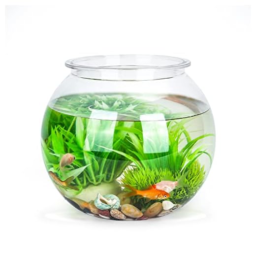 Nobleza - Bocal à Poissons, Ronde Aquariophilie Plastique, 17.5 cm
