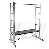 Arbeitshöhe als Gerüst ca. 43/72/99cm (Arbeitshöhe ist bis 100 cm zulässig - Sicherheitshinweise beachten)