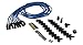 Moroso 73225 Universal Blue Max 8mm Wire Set, 90 Degree Plug Ends