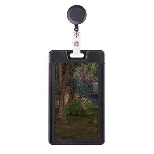 Badge rétractable paysage naturel pour le bureau et les déplacements