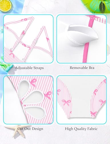 Image of Girls Swimsuit Adjustable Straps Cut Out One Piece Bathing Suit with Solid Color Cover Up Skirt Girls' Swimwear 5-16Y