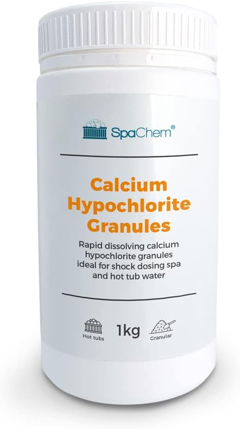 1kg Shock Chlorine Granules Swimming Pool & Spa Calcium Hypochlorite Granules Swimming Pool Water Treatment Chemical