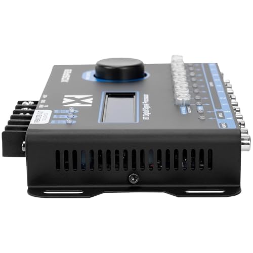 NVX XDSP28 8-Channel X-Series 15 Band Parametric EQ Digital Signal Processor (DSP) with LCD Display, Built-in Bluetooth and Remote Level Controller