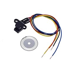 PHot Foroelectric Speed Sensor Encoder Coded Disc Code Wheel for Freescale Smart Car 5V for Arduieno DIY