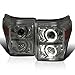 SPEC-D TUNING LED Smoke Projector Headlights Compatible with 2011-2016 Ford F250/F350/F450/F550 Super Duty Left + Right Pair Headlamps Assembly