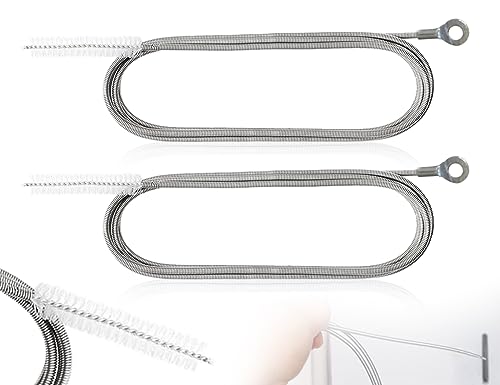 KAPSING 2 Stück Abflussbürste 150cm Reinigungsbürste