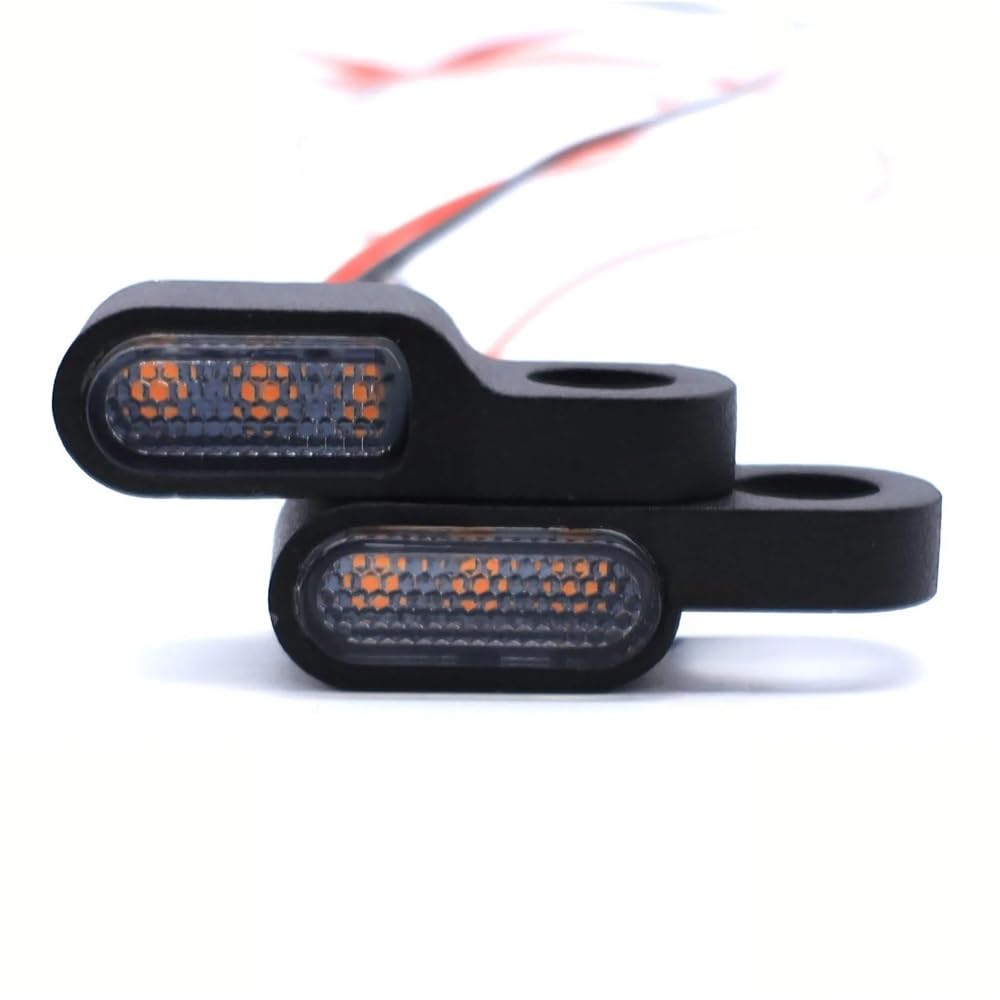 Trasero parada luz 2 intermitentes para motocicleta de 12V amarillos de scooter 8