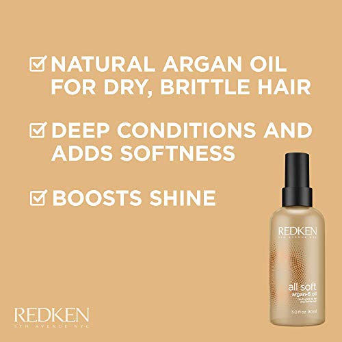 41bbgZvBKLL Redken - Huile Soin pour Cheveux - All Soft Argan-6 Multi Care Oil - 90 ml