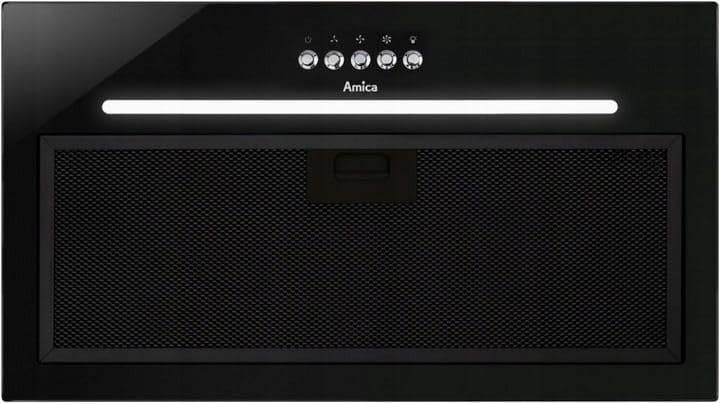 Hotte Amica OMP6255BG encastrable noire pour cuisine moderne