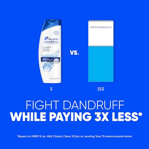 head amp shoulders dandruff shampoo classic clean twin pack anti-dandruff daily use paraben-free color-safe 321 fl oz each set of 2