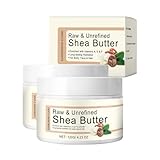 Bio Shea Butter Roh 120g,Intensive Feuchtigkeitspflege für Gesicht, Körper & Haar,Natürliche Hautpflege für trockene & sensible Haut, Vegan für alle Hauttypen (240g)
