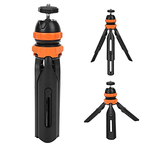 QIRG Handy-Vlog-Stativ, kompakt und klein mit rutschfestem Silikonpolster Handy-Stativ 360° Verstellbarer und…