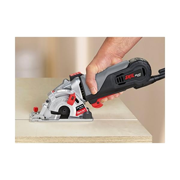 Skil Mini-Handkreissäge 5330 AA (600W, 28,5mm, +2x Sägeblatt, +1x Diamanttrennscheibe, +Parallelanschlag) – Bild 6