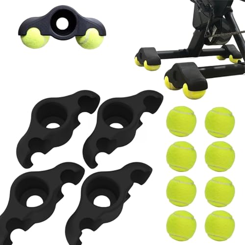 Paquete de 4 adaptadores de pies basculantes para ciclismo de interior, placa basculante portátil, alfombrilla fija para bicicleta, para entrenamiento de resistencia, ejercicio, kickr Core equipos de