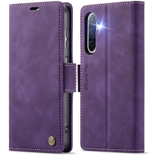 XYGLOW Handyhülle für Samsung Galaxy A26 5G Hülle Klappbar Premium PU Lederhülle Klapphülle【RFID Schutz】 Kartenfach Standfunktion Schutzhülle für Samsung A26 5G Flip Case Wallet Tasche Cover, Lila