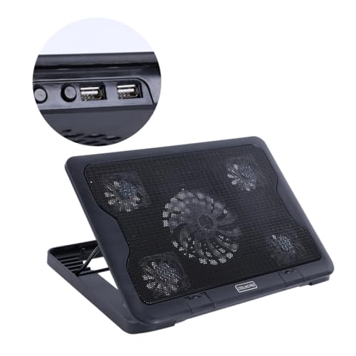 Base refrigerante USB SEWACC para laptop con 5 ventiladores miniatura 6