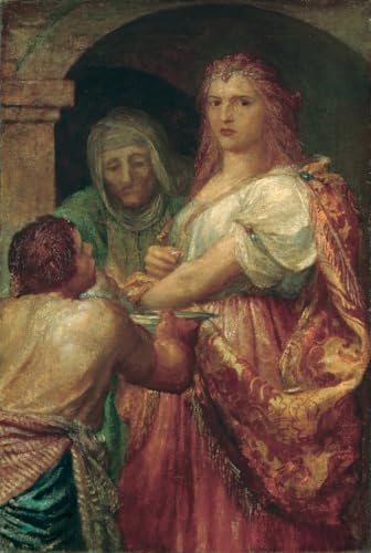 Toile la fille d'Hérodias George Frederick Watts Peinture Murale pour Mur Vide
