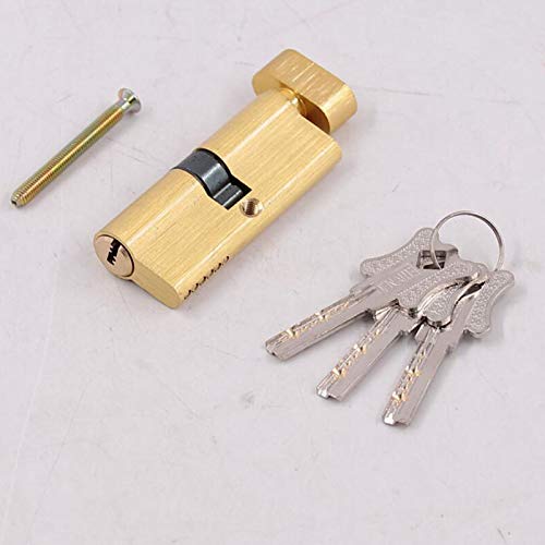 OIFAODAO Lock Cylinder, 70mmDoor Brass Copper Locks Core A Grade Anti-theftDoors Cylinders Security Locking Interior Protection