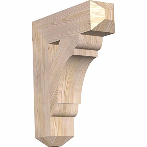 Ekena Millwork BKT06X22X26OLY04SDF Olympic Craftsman Smooth Bracket, 5.5" Width x 22" Depth x 26" Height, Douglas Fir