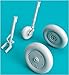 Reskit RS48-0356 - 1/48 Bf-109G Wheels Set Type 1 (Weighted), Scale Model kit
